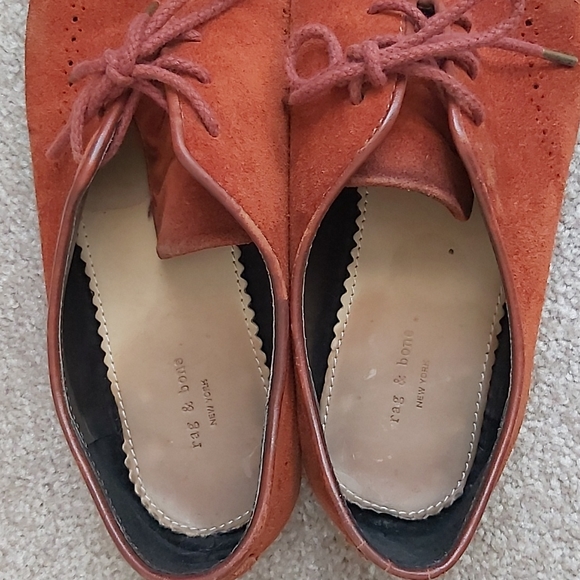 Rag & bone women flat lace-up suade - Picture 2 of 4